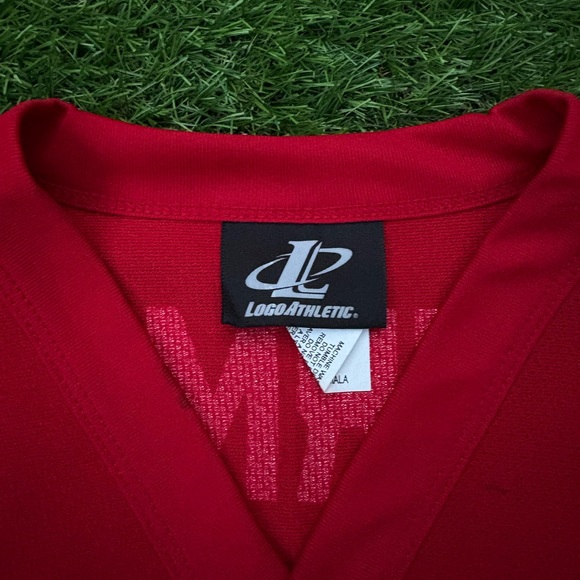 Logo Athletic Red and White Hockey Jersey - Picture 3 of 3